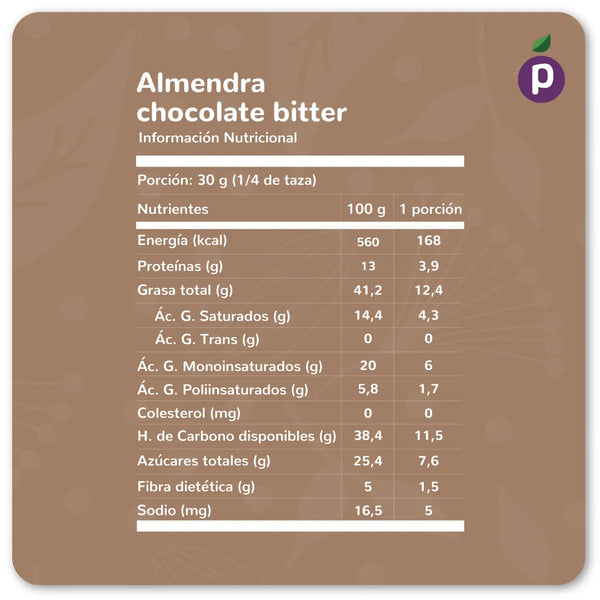 Almendras Cubiertas con Chocolate Bitter