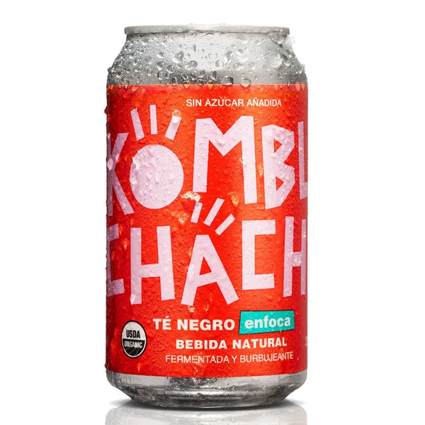 Kombuchacha Té Negro Lata 355cc