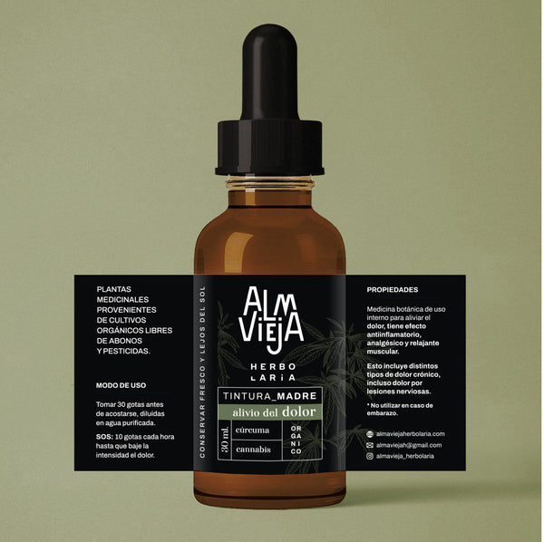 Tintura Madre Alivio del Dolor 30ml Alma Vieja
