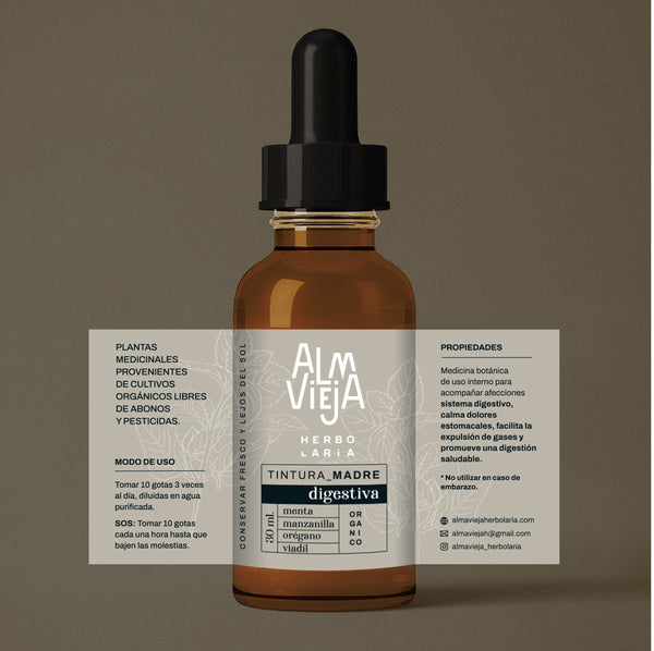 Tintura Madre Digestiva 30ml Alma Vieja