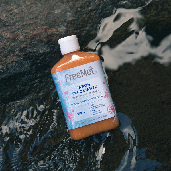 Jabón Natural Exfoliante 250 ml Freemet
