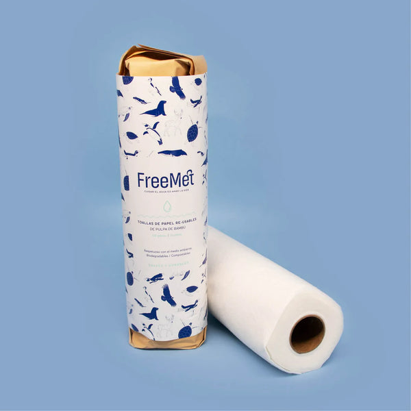 Artículos Hogar Toallas de Papel Reutilizables de Bambú Freemet