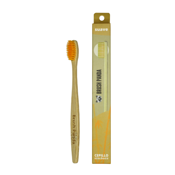 Cepillo de Dientes Amarillo Suave Brush Panda