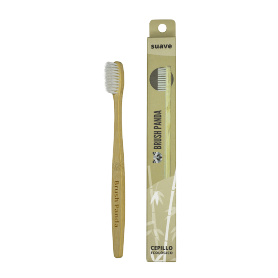 Cepillo de Dientes Blanco Suave Brush Panda