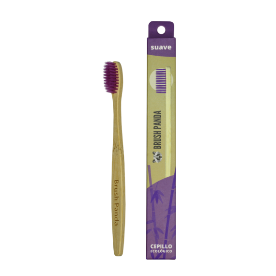 Cepillo de Dientes Morado Suave Brush Panda