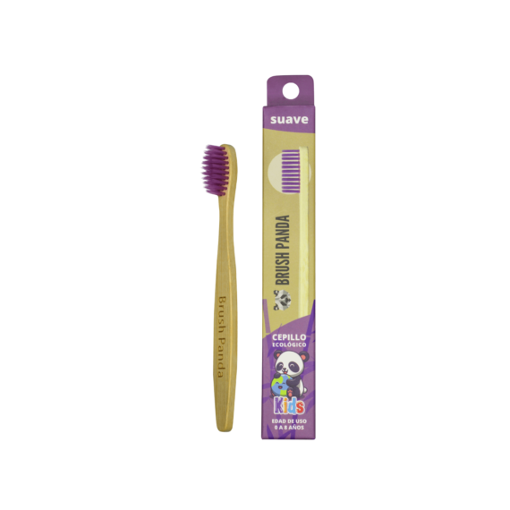 Cepillo de Dientes Niño Morado Brush Panda