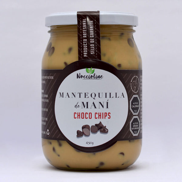 Mantequilla Maní Chocochips 450g Noccioline