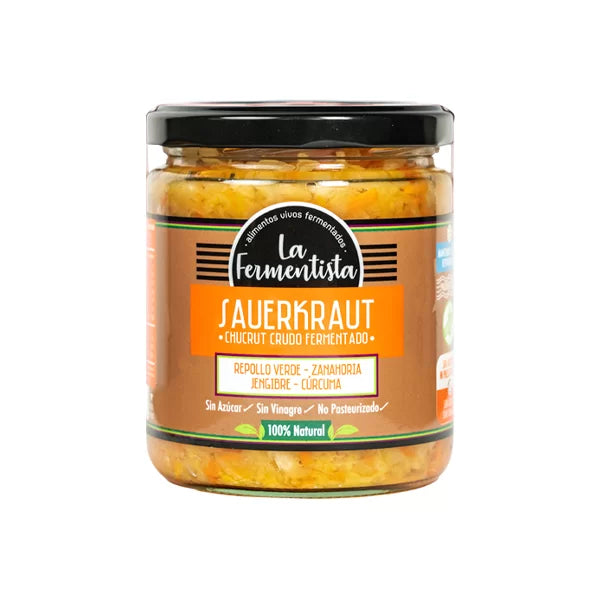 Chucrut Zanahoria Raíces Nobles 400 g La Fermentista