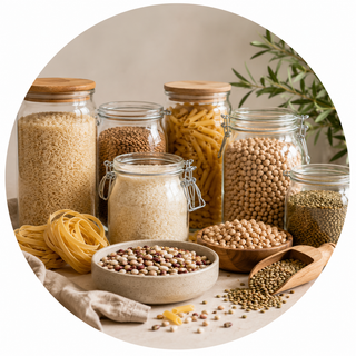 Arroces, pastas y legumbres