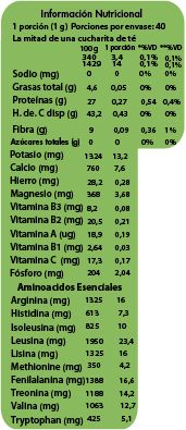 Moringa 20 gr. Dulzura Natural