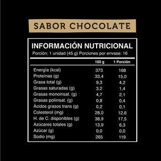 Barra Chocolate 45g Wild Protein