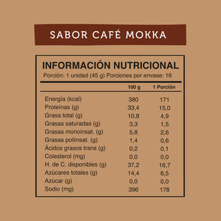 Barra Café Mokka 45 g Wild Protein