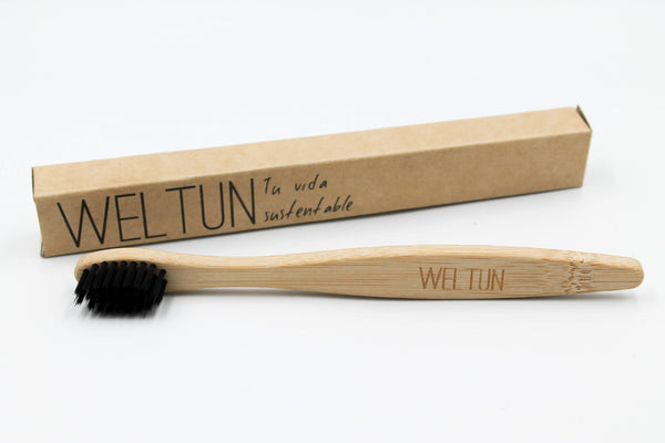 Cepillo de diente bambú medio Weltun