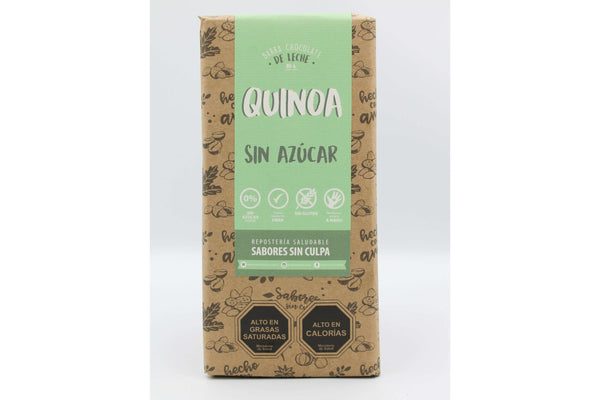Chocolate - Leche Quinoa 80 gr Sabores Sin Culpa
