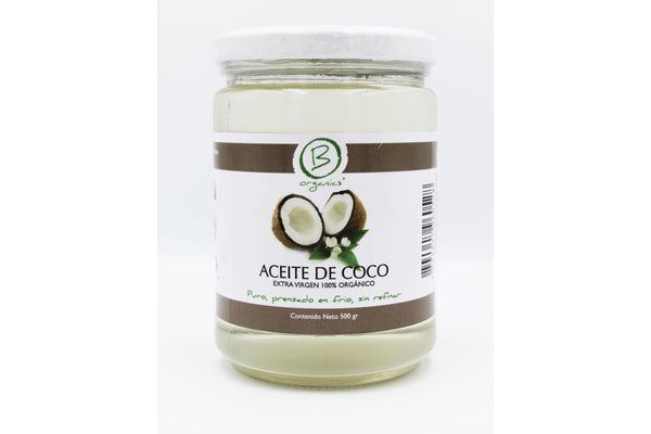 Aceite de Coco Extravirgen Orgánico 500 cc Be Organics
